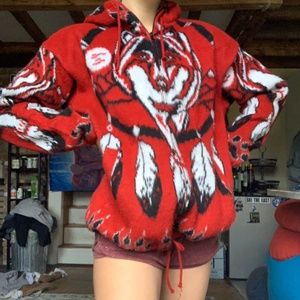 native american wolf jacket
